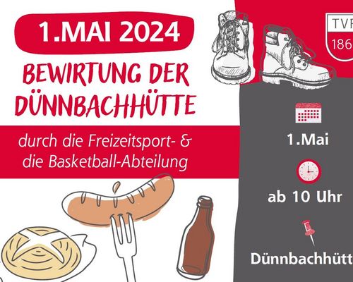 TV Rottenburg lädt zum traditionellen Mai-Wandertag an der Dünnbachhütte ein